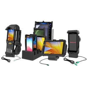 RAM Mounts GDS Uni-Conn Spring Loaded Charging Dock - 2-Hole AMPS Pattern - USB-C & USB-A Connector - Heated Pogo-Pins - Screw-Set - ramgdsdckv12-2