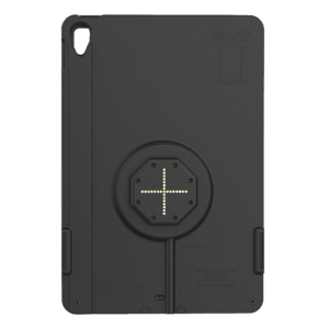 RAM Mounts Safe-Case™ for Samsung Galaxy Tab S10 & S10+ - Key-Lock, several Hole Pattern, light gray - ramtesam87-2