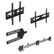 Ergonomic Solutions  Menu board mount, with tilt, for 3 screens (landscape) up to 43" (VESA 100 and 200) - ergowt223220ll