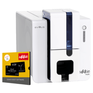 Evolis Edikio Flex - Guest Solution, single sided, 12 dots/mm (300 dpi), USB, Ethernet, kit (USB) - evoedigf