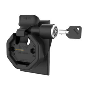 RAM Mounts GDS Uni-Conn Powered Locking Snap-In Wall Dock with PoE - Rear Pogo Pads - JST Connector - ramgdsdockl-2