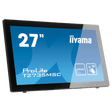 iiyama ProLite T27XX, 68,6 cm (27''), Projected Capacitive, 10 TP, Full HD, USB, kit (USB), white - iiyt2752mscw1-2