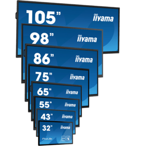 iiyama ProLite TW2424AS-W1, Projected Capacitive, 10 TP, Full HD, USB, USB-C, Ethernet, Android, white - iiytw2424-w1