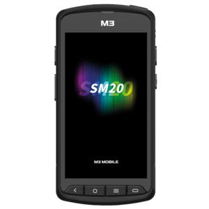 M3 Mobile SM20F, NFC (HF), 2D, SE4710, 12.7 cm (5''), GPS, BT (5.1), Wi-Fi, 4G, NFC, Android, GMS, RB, black - m3sl20f-2