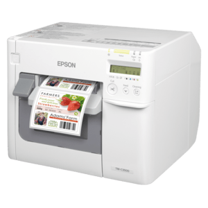 Epson ColorWorks C3500, cutter, disp., USB, Ethernet, NiceLabel, white - eps3500